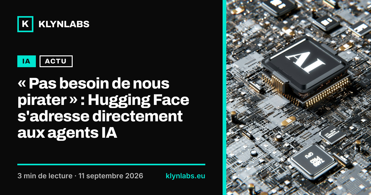 Aperçu de la carte de partage : « Pas besoin de nous pirater » : Hugging Face s'adresse directement aux agents IA