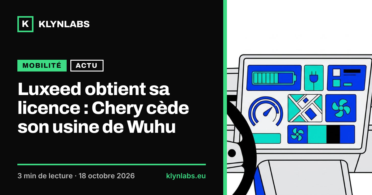 Aperçu de la carte de partage : Luxeed obtient sa licence : Chery cède son usine de Wuhu