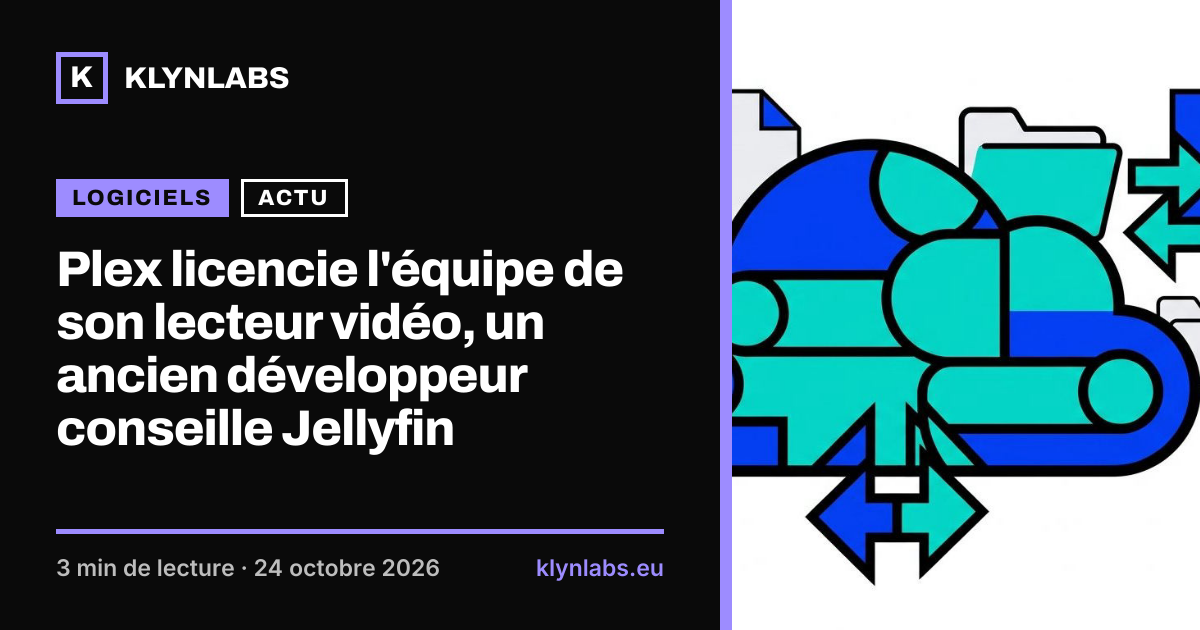 Aperçu de la carte de partage : Plex licencie l'équipe de son lecteur vidéo, un ancien développeur conseille Jellyfin