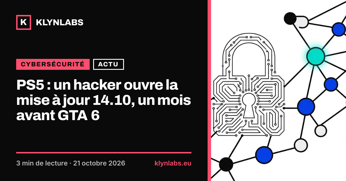 Aperçu de la carte de partage : PS5 : un hacker ouvre la mise à jour 14.10, un mois avant GTA 6