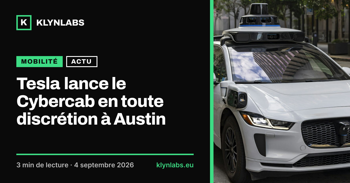 Aperçu de la carte de partage : Tesla lance le Cybercab en toute discrétion à Austin